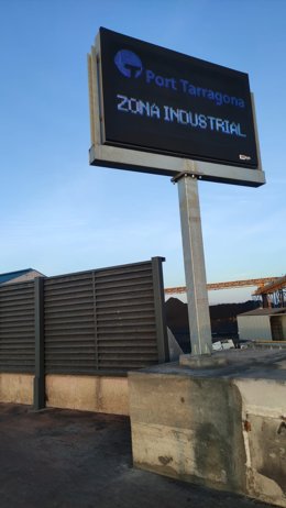 Nou panell del Port de Tarragona