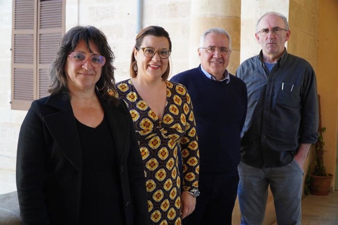 De izquierda a derecha: Kika Coll, Bel Busquets, Andreu Ramis y Miquel Frontera.