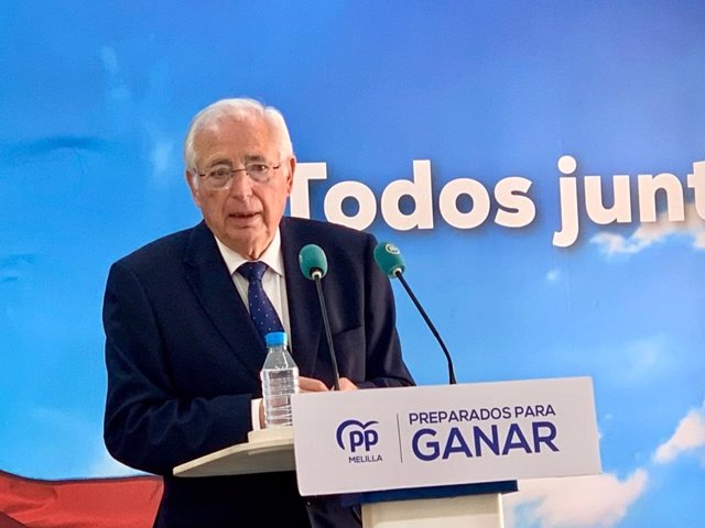 El presidente del PP y senador por Melilla, Juan José Imbroda
