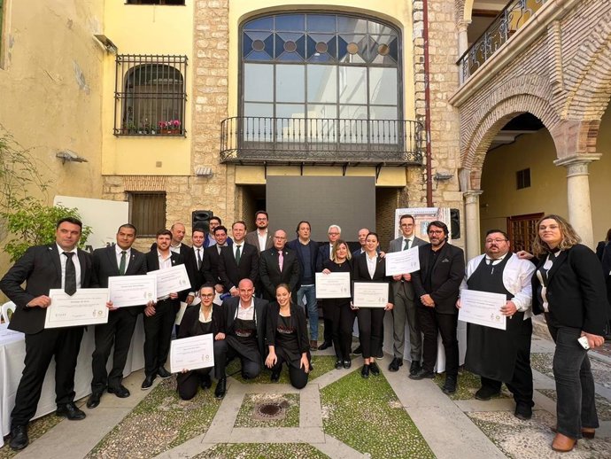 Participantes en el Campeonato de Andalucía de Sumilleres