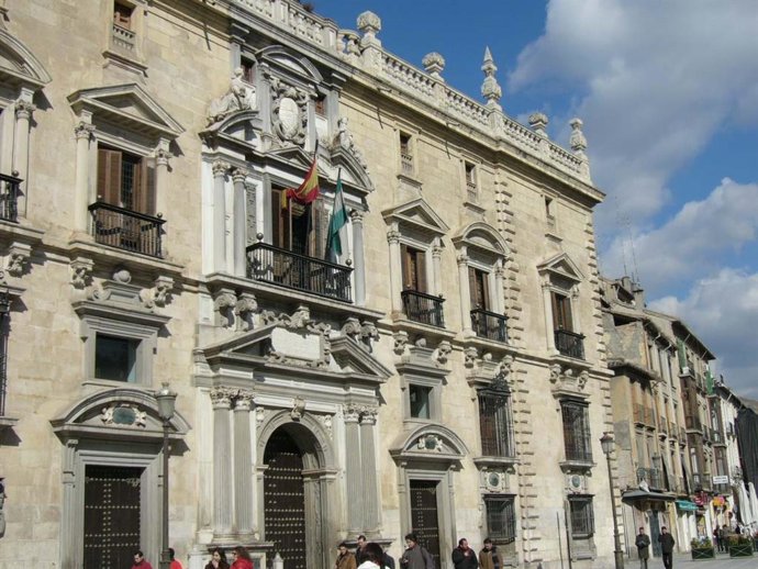 Archivo - Tribunal Superior de Justicia de Andalucía, en el edificio de la Chancillería de Granada, en imagen de archivo