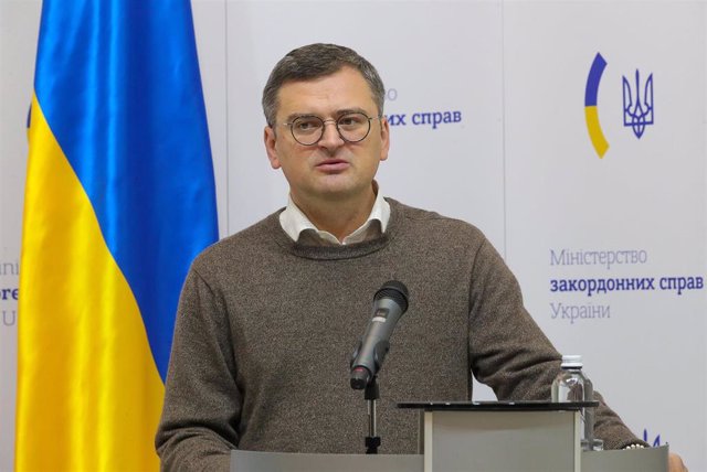 Archivo - El ministro de Exteriores de Ucrania, Dimitro Kuleba