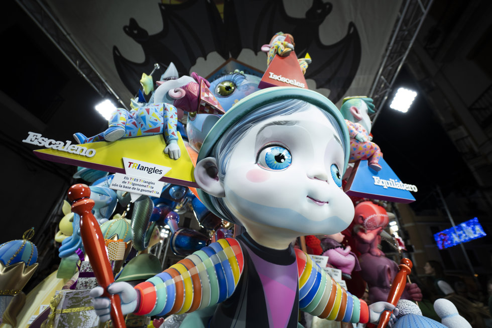 Falla infantil de Convento Jerusalén, ganadora del primer premio de Sección Especial