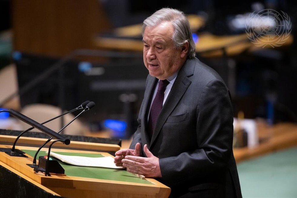 Archivo - El secretario general de la ONU, António Guterres