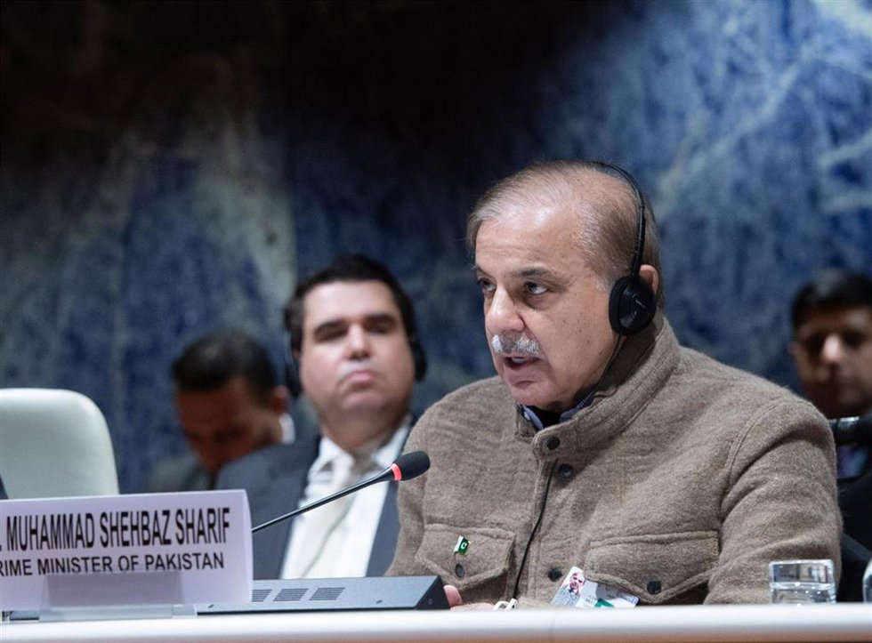Archivo - Imagen de archivo del primer ministro de Pakistán, Shehbaz Sharif