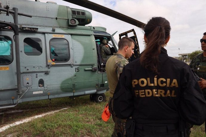 La Policía de Brasil en la Amazonía