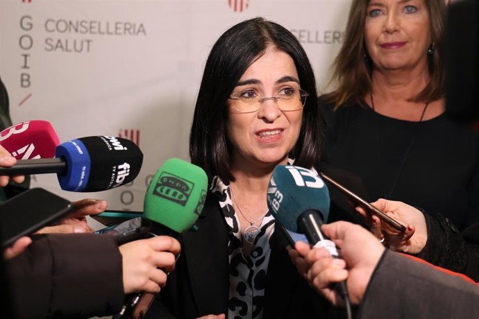 Archivo - La ministra de Sanidad, Carolina Darias, asiste a la Gala de los Invisibles de la COVID-19, a 12 de enero de 2022, en Palma de Mallorca, Mallorca, Islas Baleares (España).
