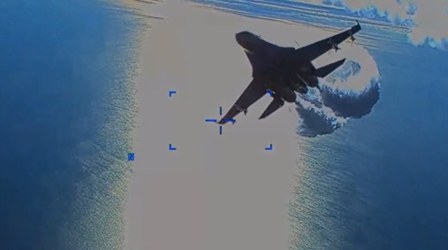 EEUU divulga las imágenes del incidente entre uno de sus drones y un caza ruso en el mar Negro