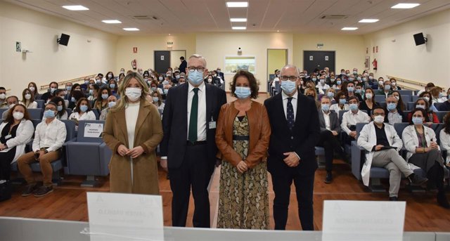 Presentación de Vadillo como nuevo director gerente del Hospital Universitario de Jaén.