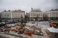 El Ayuntamiento refuerza la limpieza en las obras de Sol, donde Madrid Salud no detecta presencia de ratas