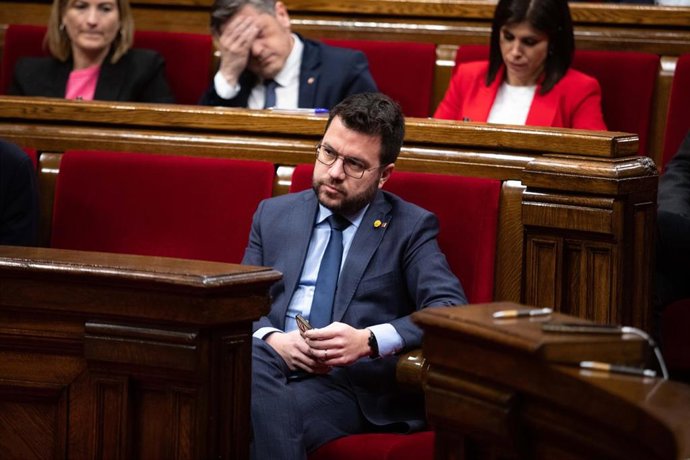 El presidente de la Generalitat, Pere Aragons