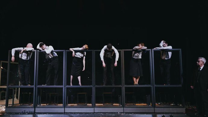 Puesta en escena de teatro accesible.