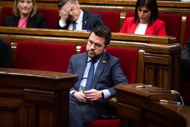 El president de la Generalitat, Pere Aragonès
