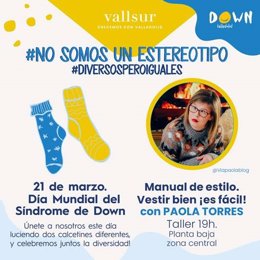 Vallsur conmemora el Día Mundial del Síndrome de Down y el mes del Linfedema con acciones de concienciación.