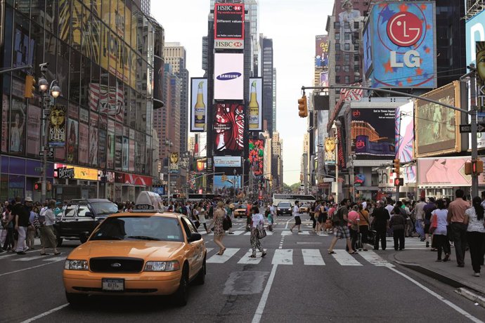 Archivo - Times Square, Nueva York