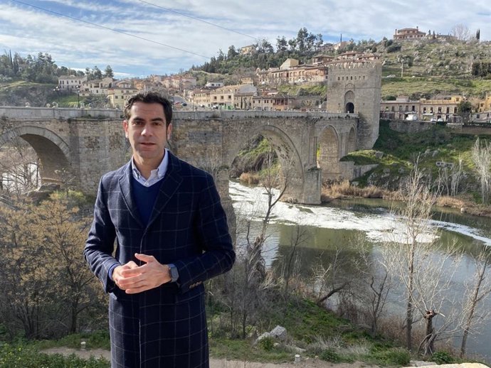 Archivo - El candidato a la Alcaldía de Toledo por Primero Toledo, Julio Comendador