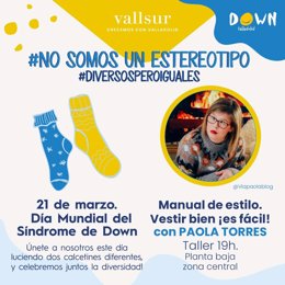 Vallsur conmemora el Día Mundial del Síndrome de Down y el mes del Linfedema con acciones de concienciación