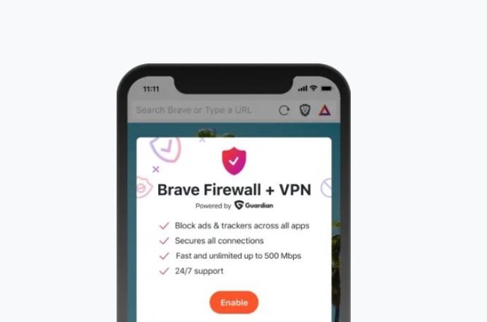 Brave Firewall + VPN