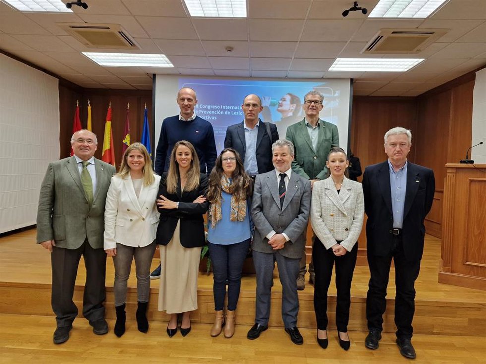Fotografía de la primera jornada del Congreso Internacional de Prevención de Lesiones Deportivas que acoge estos días el Campus de Los Jerónimos de la UCAM