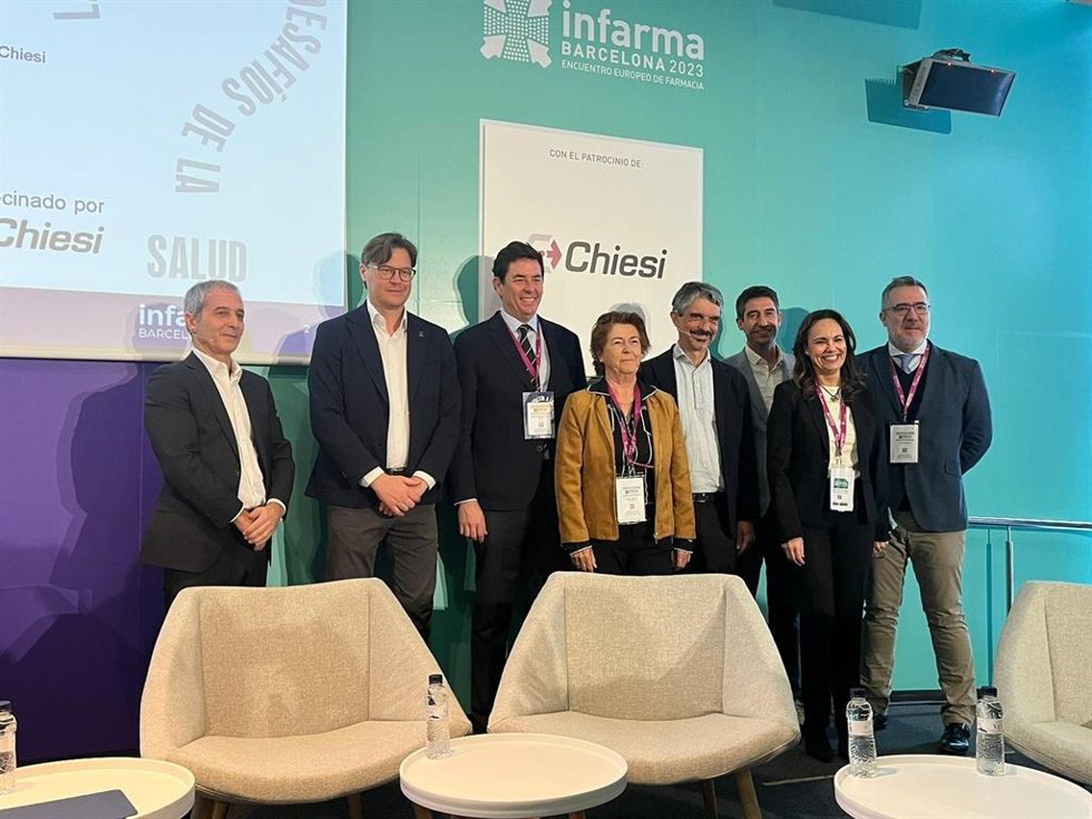 Anefp en la mesa redonda La sostenibilidad en la oficina de farmacia, organizada por Chiesi en el marco de Infarma 2023.