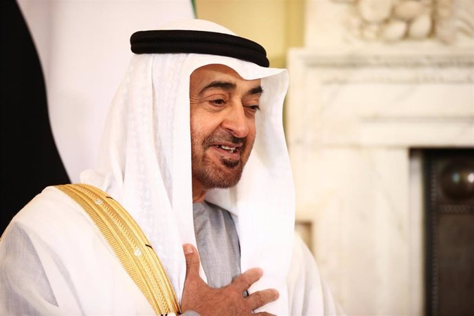 Archivo - El presidente de Emiratos Árabes Unidos (EAU), Mohamed bin Zayed al Nahyan
