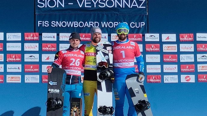 El vasco Álvaro Romero conquista la plata en SBX en la Copa del Mundo de Veysonnaz (Suiza).