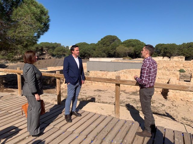 El director general de Turismo, Herick Campos, en Guardamar del Segura