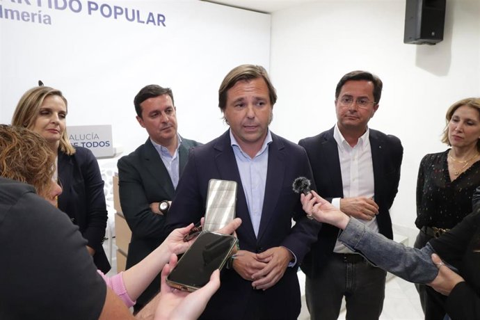 El secretario general del PP de Andalucía, Antonio Repullo