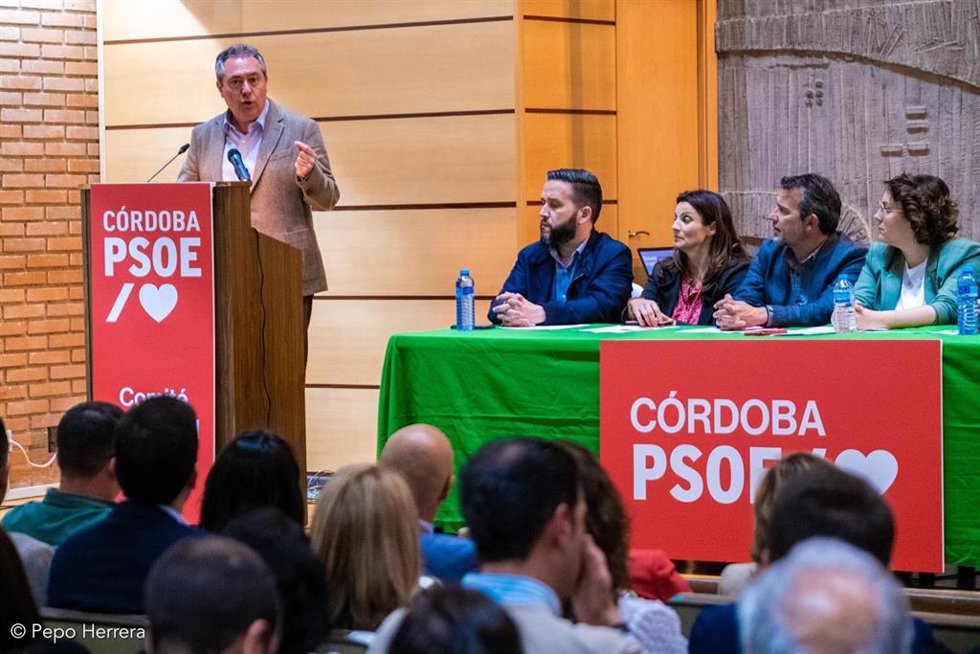 El secretario general del PSOE de Andalucía, Juan Espadas