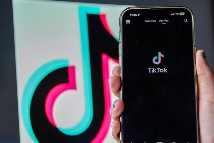 Captura de la red social TikTok