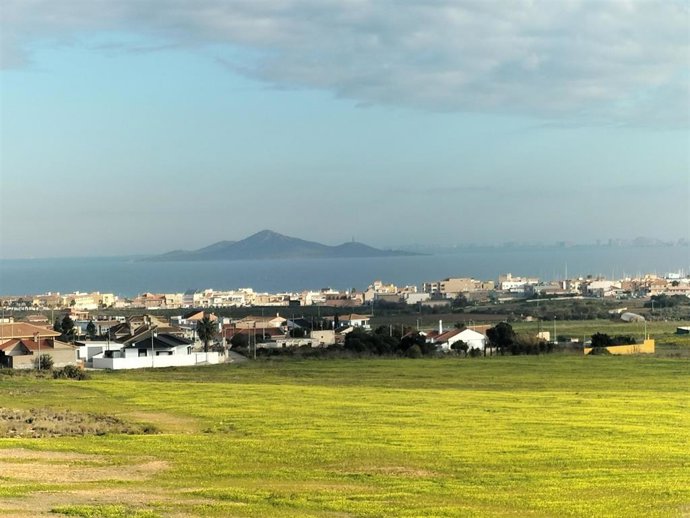 Fotografía panorámica del Mar Menor
