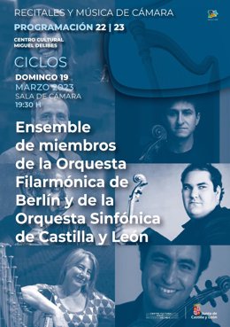 El Miguel Delibes acoge este domingo un ensemble compuesto por miembros de la OSCyL y de la Filarmónica de Berlín
