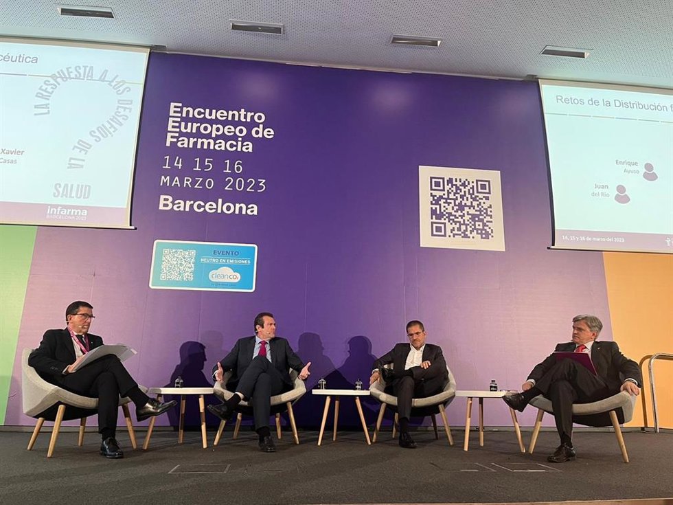 Imagen de la mesa redonda 'Retos de la distribución farmacéutica' celebrada en Infarma