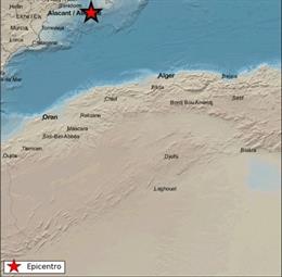 El litoral de Alicante registra un terremoto de 2,6 grados de magnitud en la escala Richter