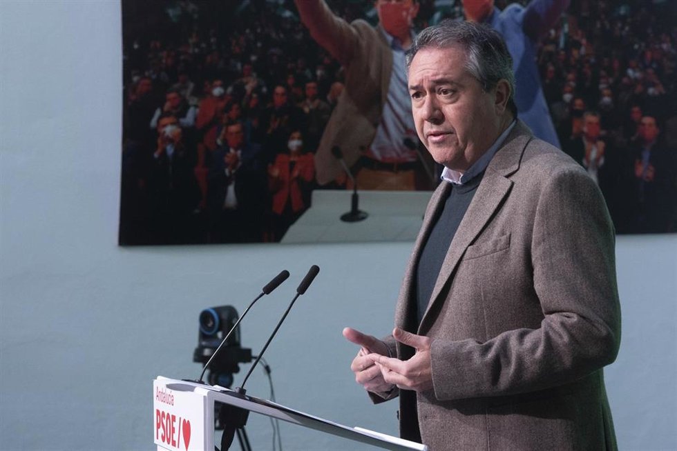 Archivo - El secretario general del PSOE de Andalucía y Portavoz del Grupo Parlamentario Socialista, Juan Espadas, en una imagen de archivo.