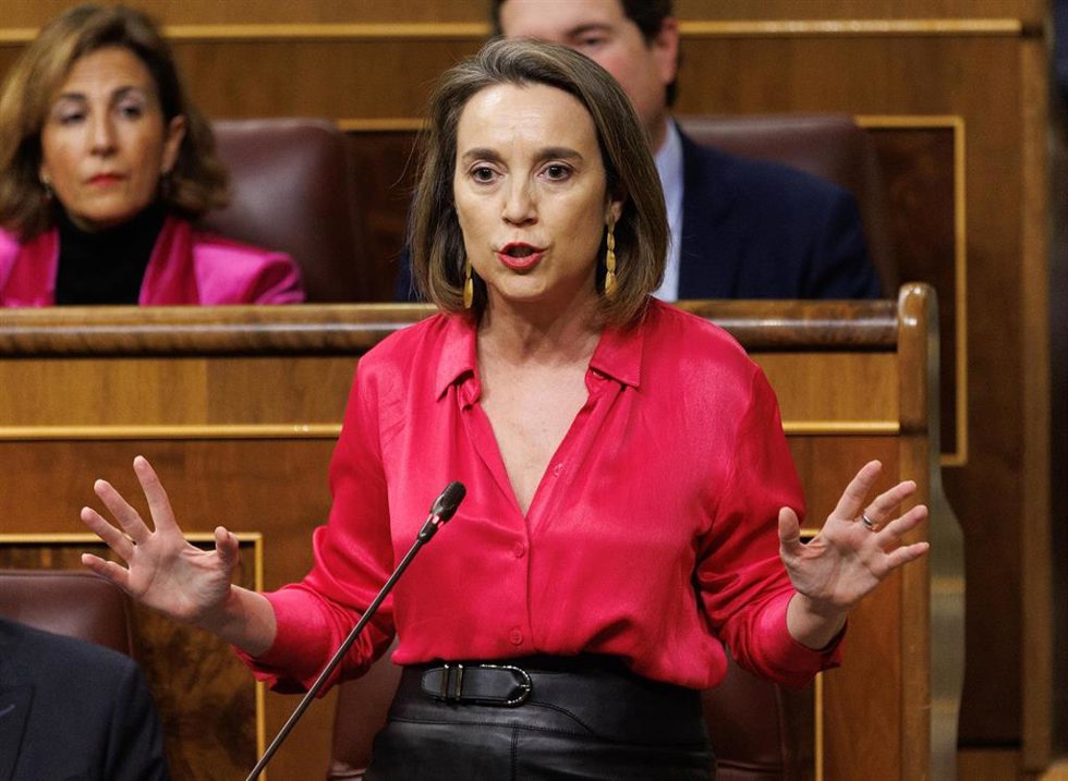 La portavoz del PP en el Congreso, Cuca Gamarra.