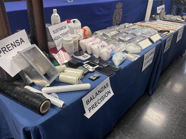 Parte de la incautación en el marco de la 'Operación Sansón'.