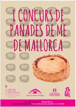Cartel de la primera edición del concurso 'panades de me' de Mallorca.