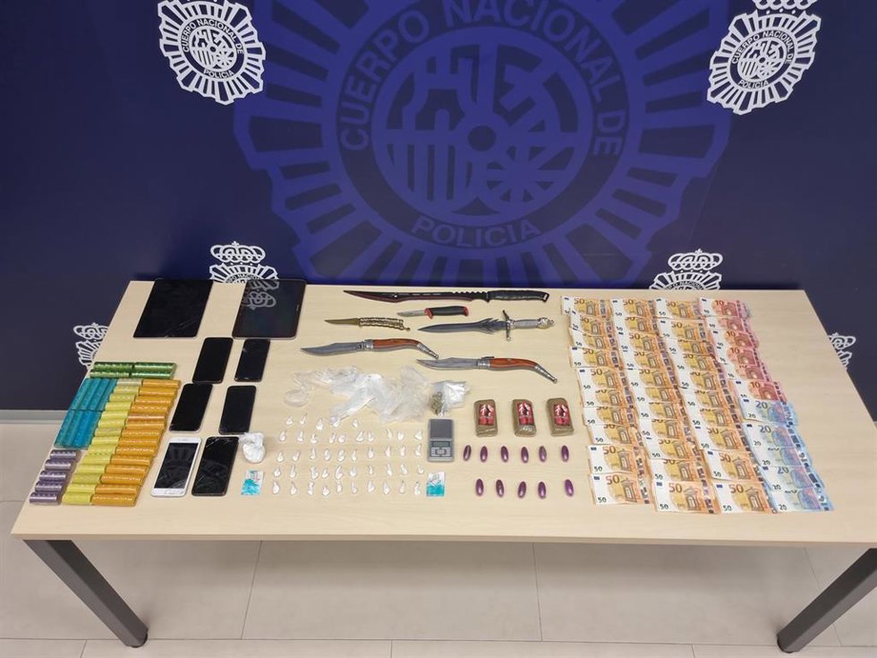 Efectos intervenidos en la 'Operación chaval'