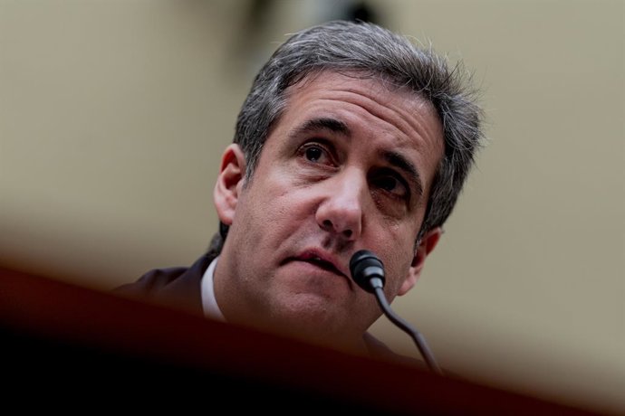 Archivo - dpatop - 27 February 2019, US, Washington: US President Donald Trump's former personal lawyer Michael Cohen, testifies before the House Oversight Committee. Photo: Douglas Christian/ZUMA Wire/dpa
