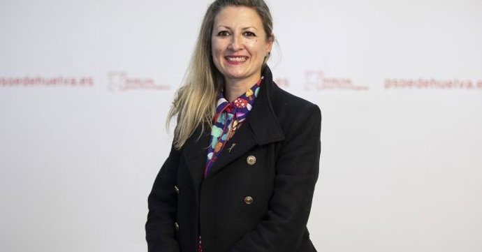 Archivo - La secretaria de Política Municipal del PSOE de Huelva, Maite Rodríguez.