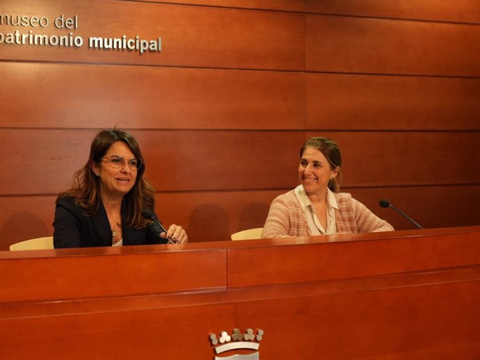 Susana Carillo en la rueda de prensa de la Junta de gobierno local de Málaga.