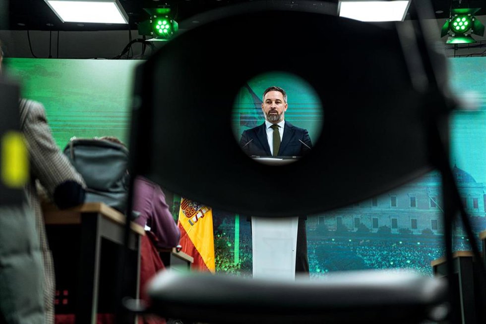 Archivo - El presidente de Vox, Santiago Abascal,