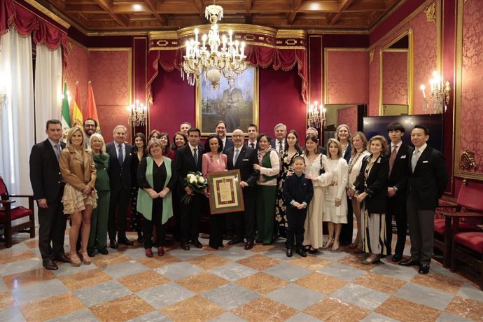 Homenaje a Francisco de Icaza en el Ayuntamiento de Granada