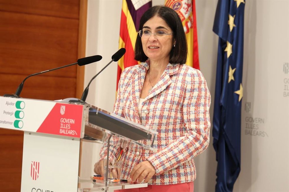 La ministra de Sanidad, Carolina Darias.
