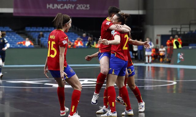 La selección española femenina de fútbol sala en la Eurocopa de Debrecen