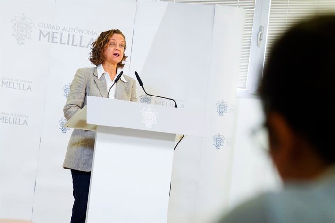 La vicepresidenta de Melilla y titular de Turismo, Gloria Rojas