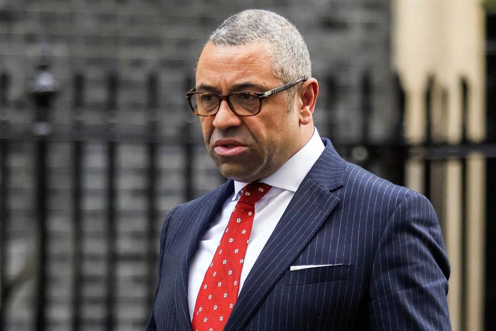 Archivo - El secretario de Asuntos Exteriores de Reino Unido, James Cleverley.