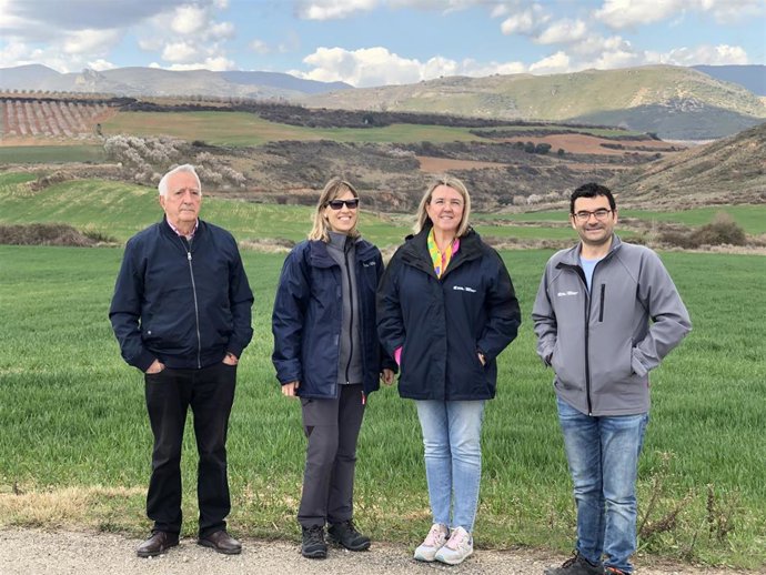 El Gobierno visita la concentración parcelaria de Santa Engracia de Jubera que ha beneficiado a 513 propietarios