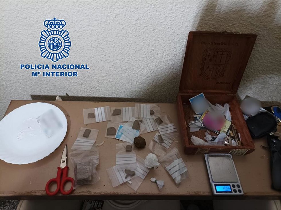 Sustancias estupefacientes incautadas